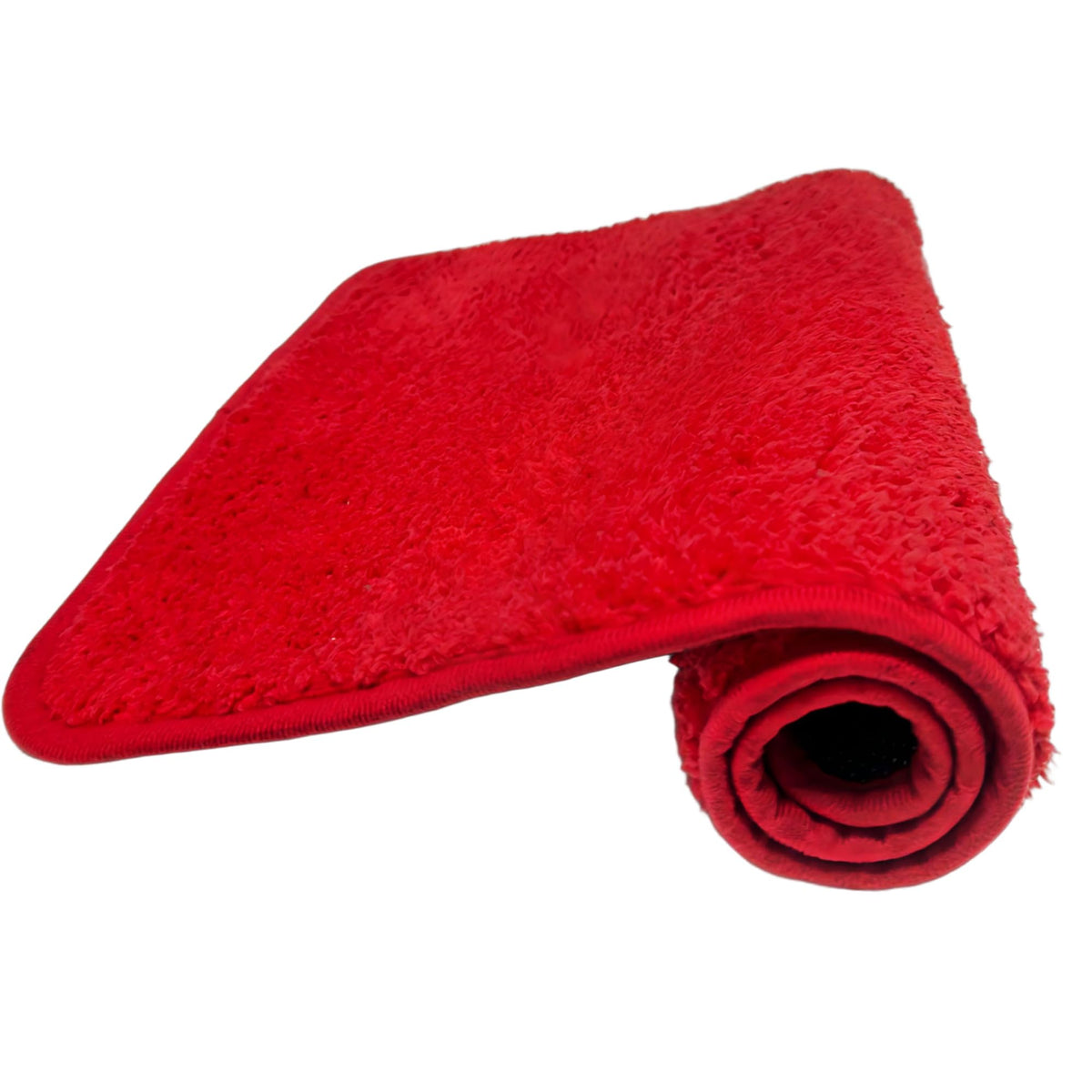 Black Bathroom Rugs Sets 3Piece Bath Mat Solid Bath Rug Floor Mats Washable Shower Rug with U-Shaped Contour Rug Toilet Lid Cover