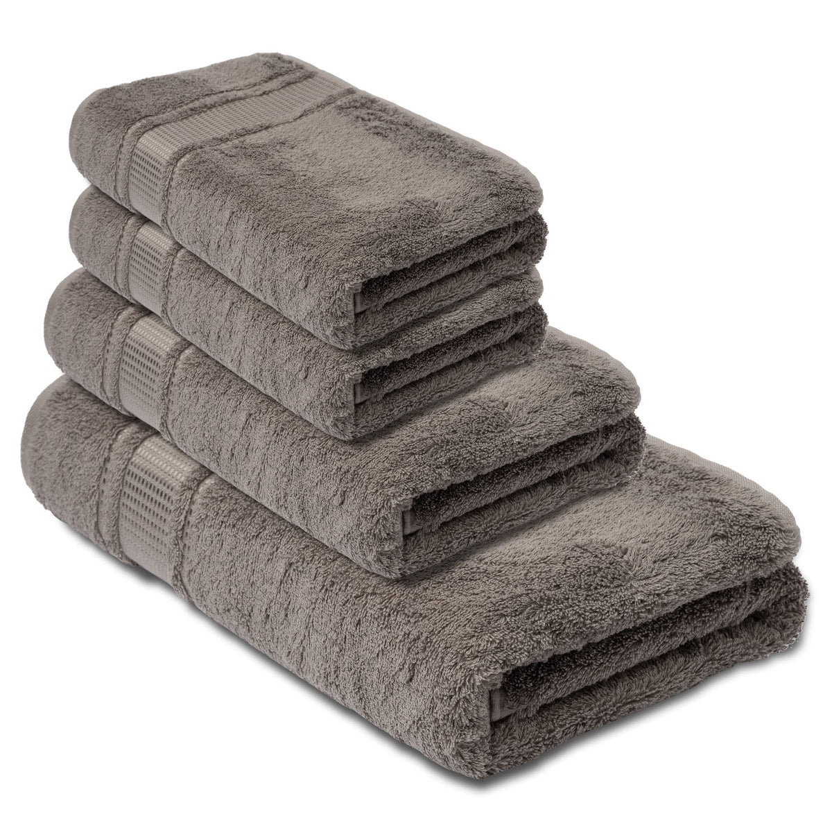 Melissa Linen Fingertip Towels 4 Pack, 100% Turkish Cotton, Small Hand Towels for Body and Face, 12 x 18 in, Soft and Absorbent, Quick Dry, Aqua Green (Light Teal/Seafoam)
