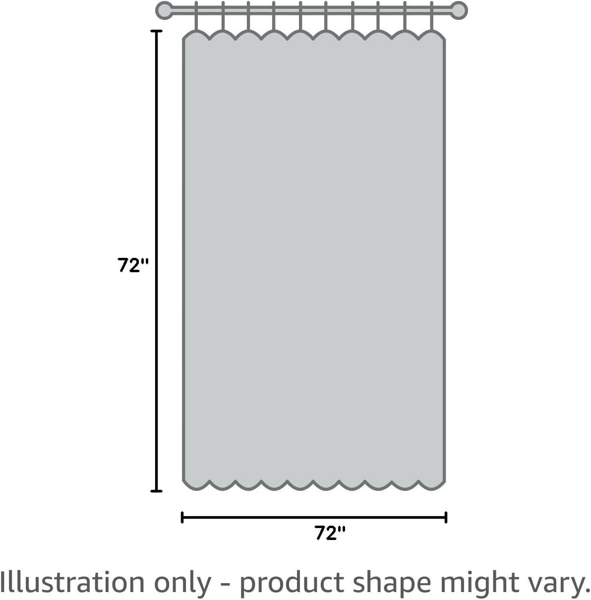 Tan and White Buffalo Plaid Boho Shower Curtain for Bathroom 72” x 72”