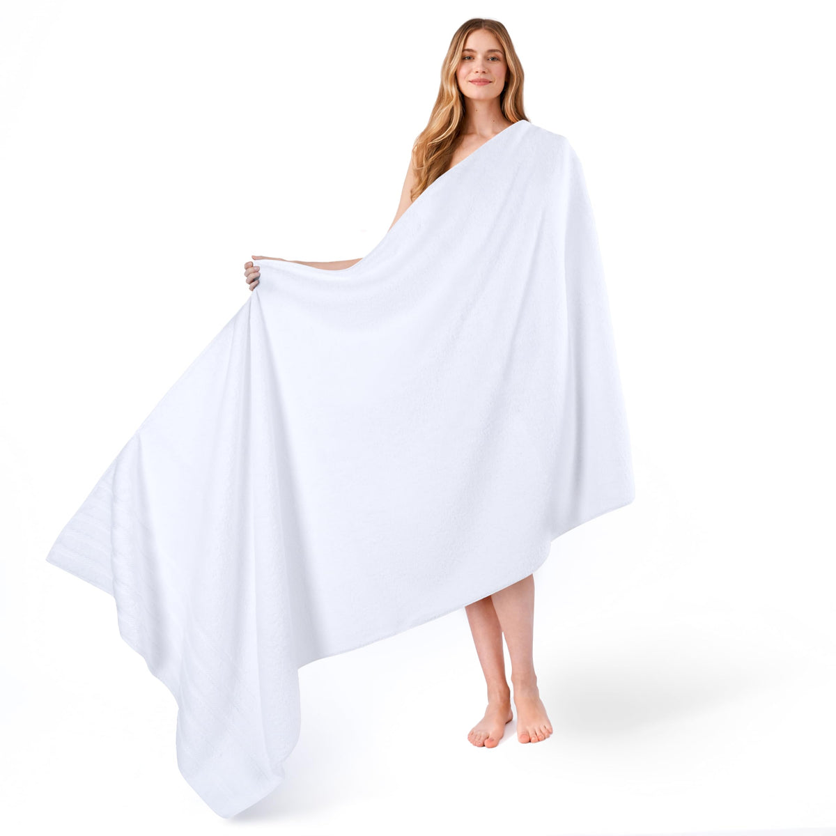 American Soft Linen 100% Cotton Luxury Turkish Towels, 4 PC Bath Towel Set