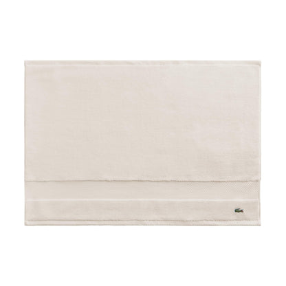 Lacoste Heritage 100% Supima Cotton Bath Towel 30" x 54", White
