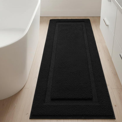 SHACOS Extra Soft Large Long Bathroom Runner Rug 60x24, White