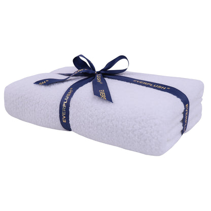 Everplush Diamond Jacquard 6 Pieces Bath Towel Set, Luxury Super Soft Oversized Towels, Highly Absorbent Diamond Jacquard Quick Dry Bath Towel for Bathroom Navy Blue Towel Set