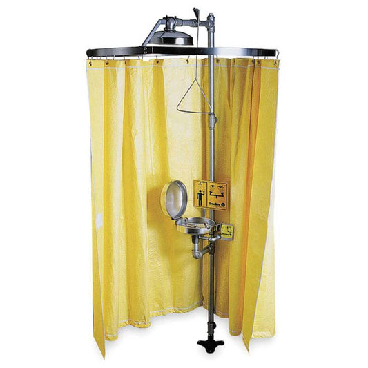 Bradley S19-330 Emergency Shower Privacy Curtain Kit, 70 x 145 Inch