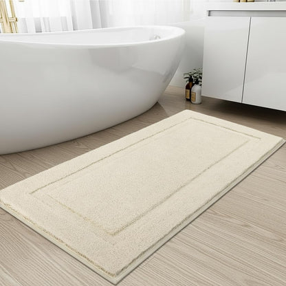 SHACOS Extra Soft Large Long Bathroom Runner Rug 60x24, White