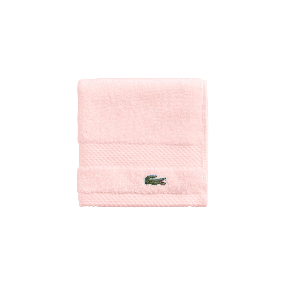 Lacoste Heritage 100% Supima Cotton Bath Towel 30" x 54", White