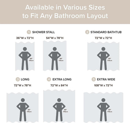 Madison Park Arbor Waffle Shower Curtain for Bathroom, 72 x 72, Beige