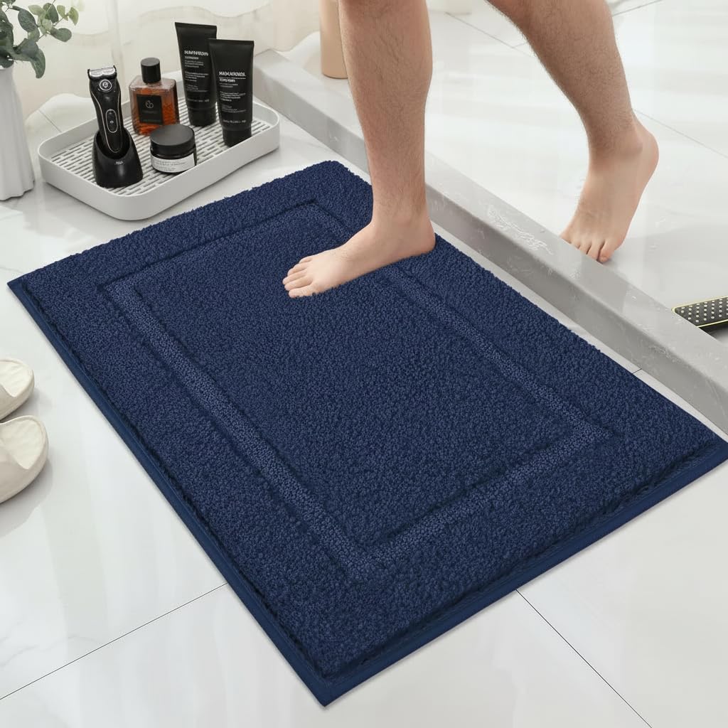 SHACOS Extra Soft Large Long Bathroom Runner Rug 60x24, White