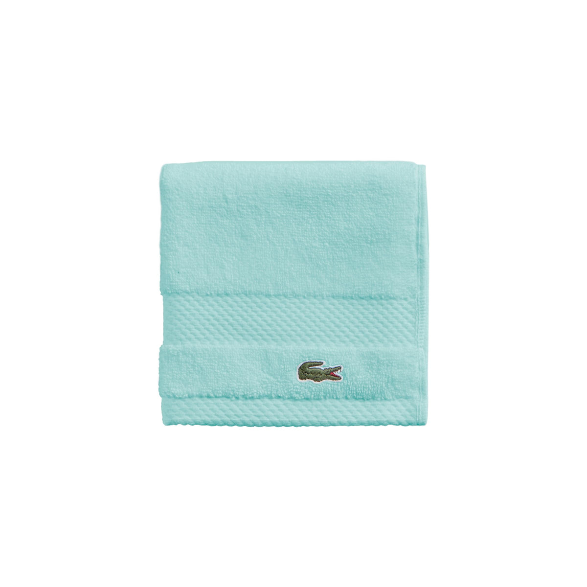 Lacoste Heritage 100% Supima Cotton Bath Towel 30" x 54", White
