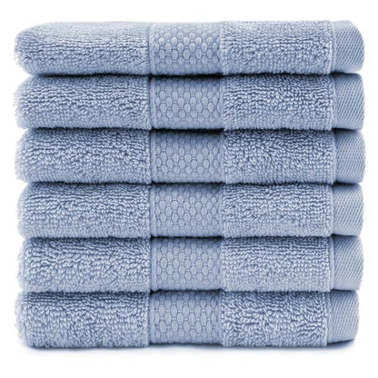 Maisonette Loft Egyptian Cotton Turkish Bath Towels, Soft, Absorbent, Ideal Quick Dry Large Luxury Bath Towel Set for Shower (30" x 58", 4 Pack), Navy Blue