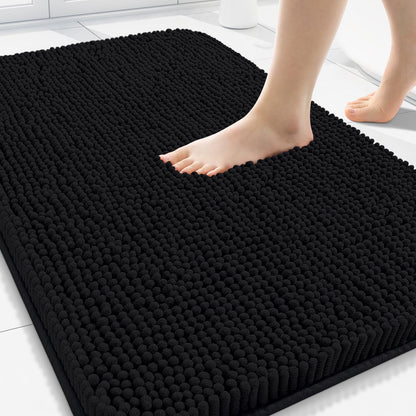 Arotive Bathroom Rugs 24x16, Soft Absorbent Shaggy Chenille Bath Rugs