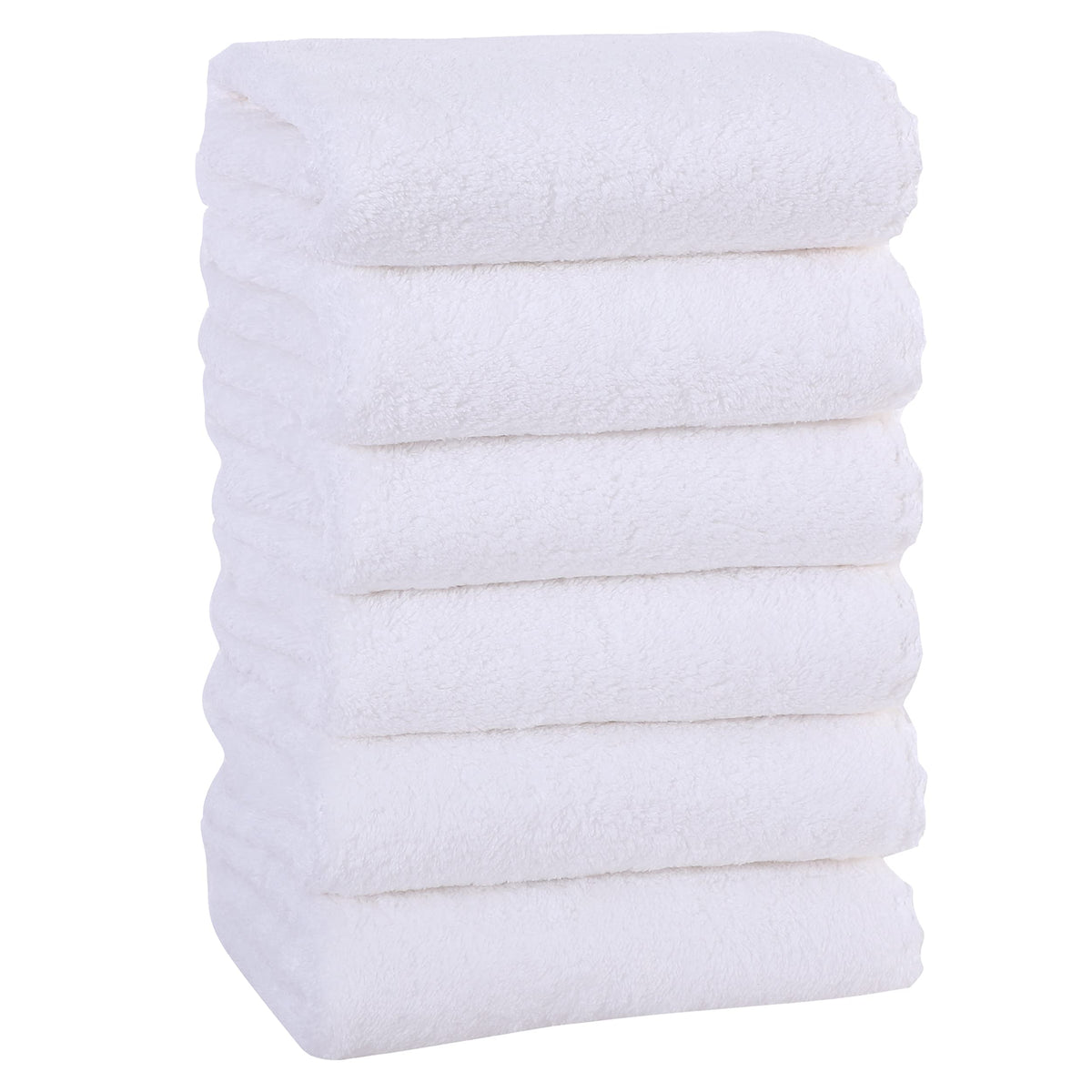 MOONQUEEN 6 Pack Premium Hand Towels - Quick Drying - Microfiber Coral Velvet Highly Absorbent Towels - Multipurpose Use as Hotel, Bathroom, Shower, Spa, Hand Towel 16 x 28 inches (Brown)