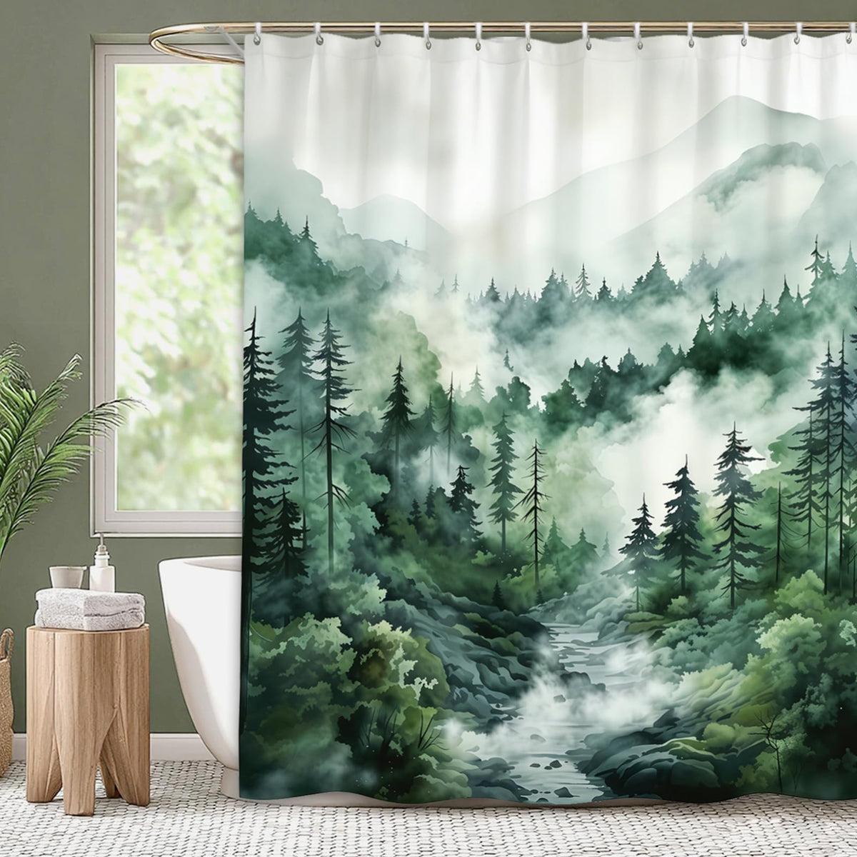 Sea Turtle Shower Curtain,Ocean Beach Shower Curtain, Tropical Summer Sea Theme Bathroom 72x72 Inch Proof Polyester Insulated Home Decor