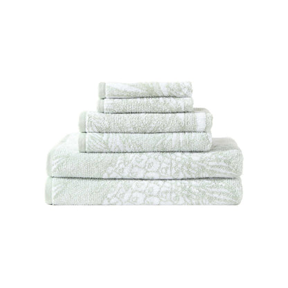 Tommy Bahama - 6-Piece Cotton Bath Towel Set, Soft & Absorbent Towels
