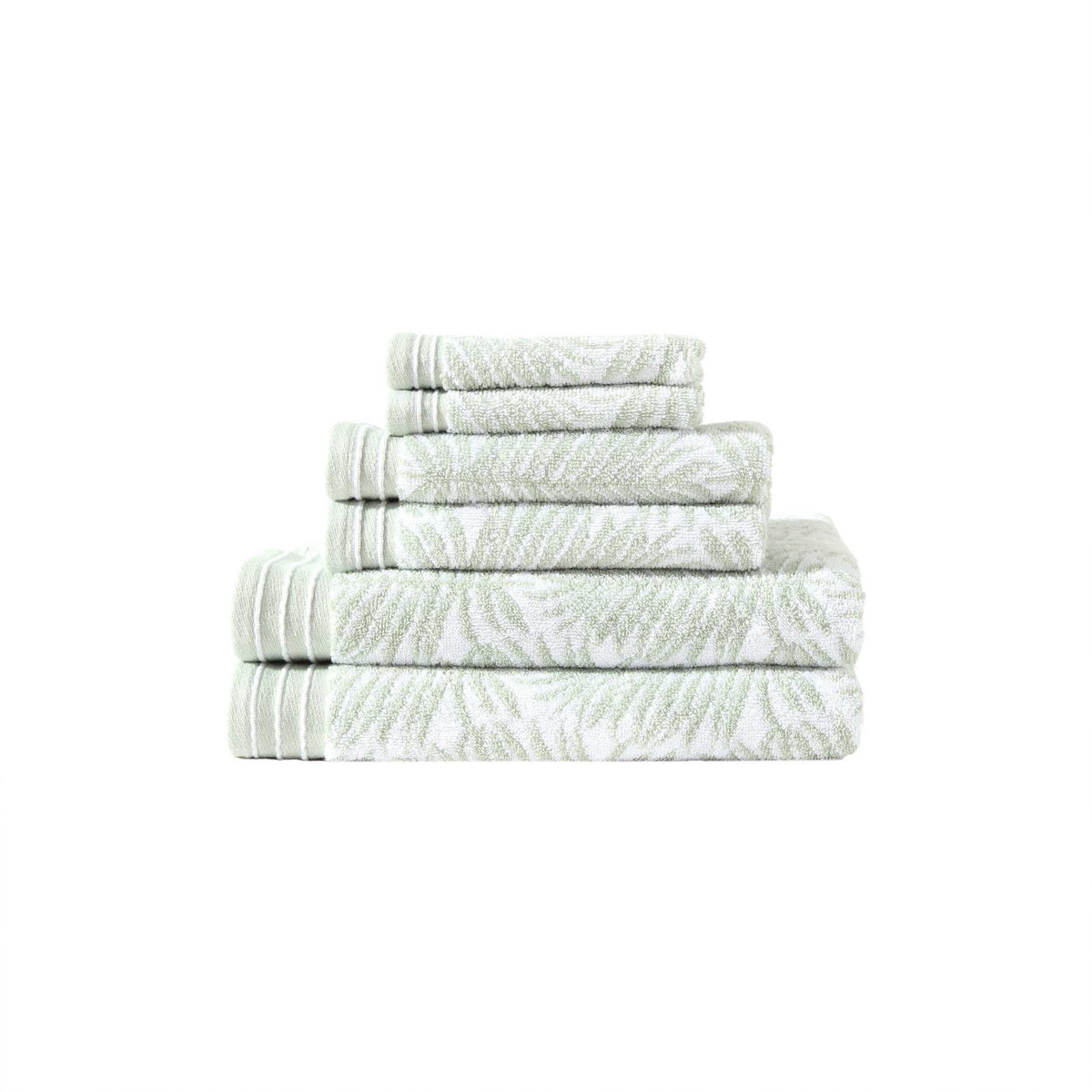 Tommy Bahama - 6-Piece Cotton Bath Towel Set, Soft & Absorbent Towels