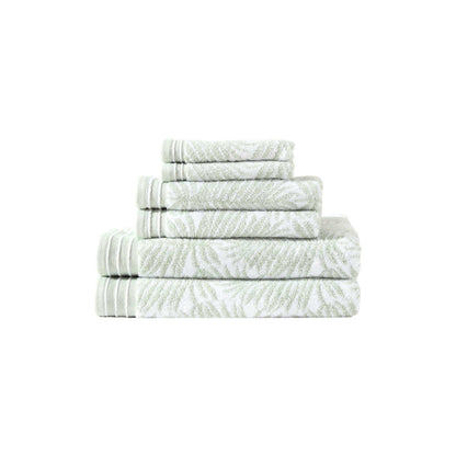 Tommy Bahama - 6-Piece Cotton Bath Towel Set, Soft & Absorbent Towels
