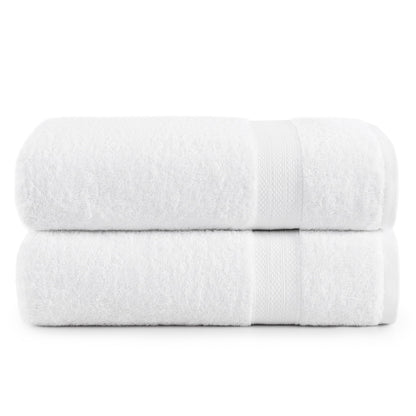 LANE LINEN 100% Cotton Bath Towels Set - 24 PCs - Durable, Quick Dry, Super Soft & Highly Absorbent - 4 Bath, 4 Fingertip, 6 Hand Towels, 8 Washcloths, 2 Bath Sheets - Perfect Family Set - Cool Grey
