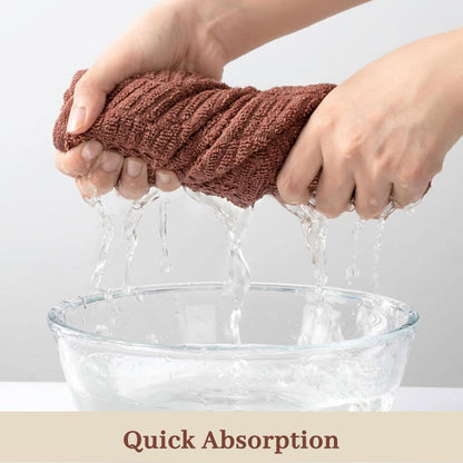 Fall Hand Towels Set of 2 - Bathroom & Kitchen Towels, Jacquard(Terracotta)