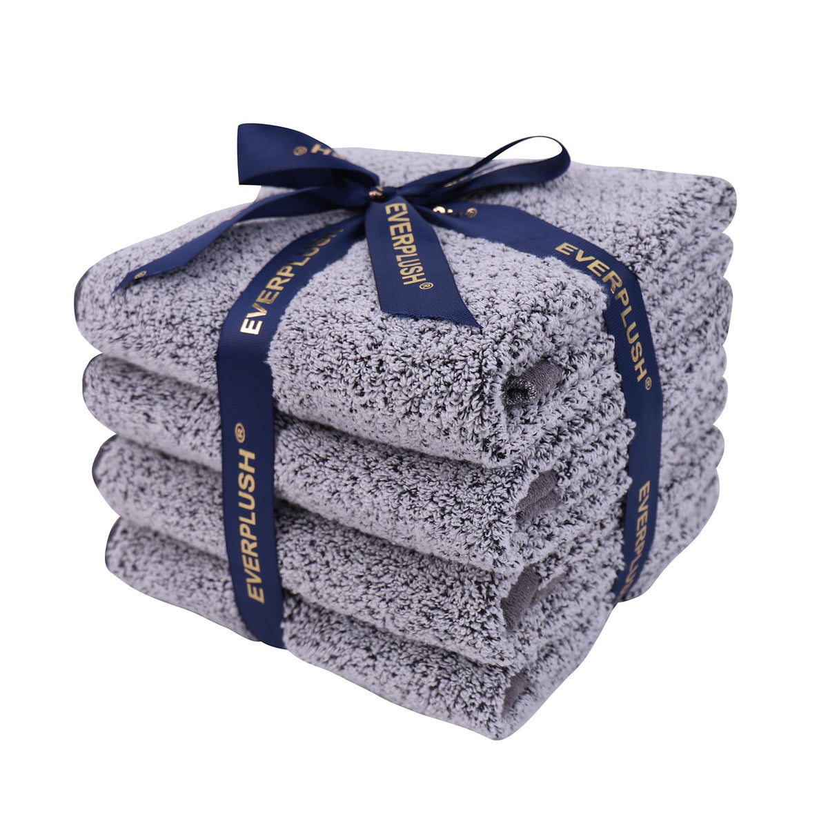 Everplush 4-Piece Premium Hand Towel Sets: Super-Soft, Highly Absorbent & Quick Drying Bathroom Towels – Versatile for Hotel, Bathroom, Shower, Spa, 16x30 Inches(Brown, 16" x 30")