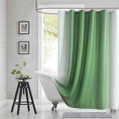 Fabric Shower Curtain, Blue Shower Curtain, Plolyester Ombre Shower Curtains for Bathroom, Modern Decorative Bathroom Curtains, 72" W x 72" H