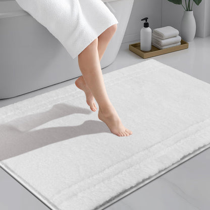 PURRUGS Bathroom Runner Rug, Bath Mat, 24" x 60", Beige