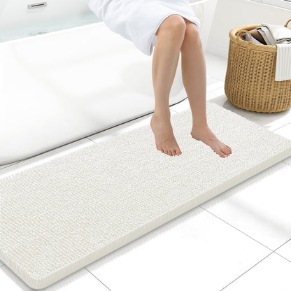 Arotive Bathroom Rugs 24x16, Soft Absorbent Shaggy Chenille Bath Rugs