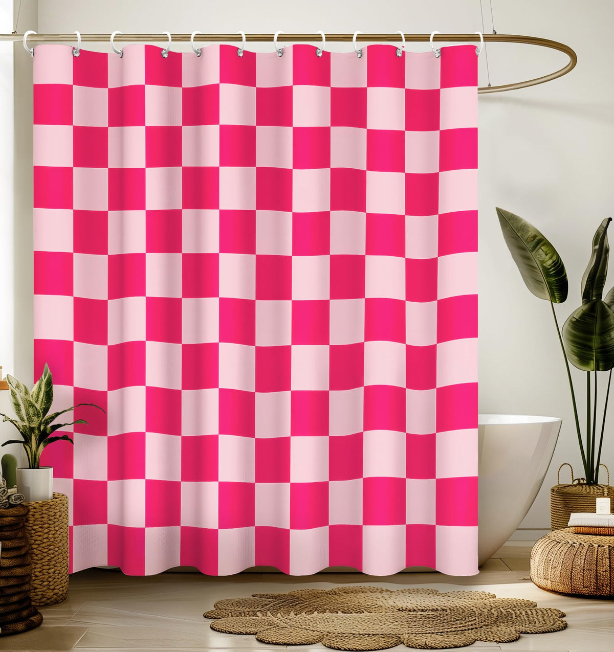 Bathroom Shower Curtain Cute Cortinas para Baño 72 x 72, Boho