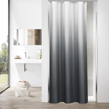 Sage Green Luxury Heavyweight Textured Fabric Shower Curtain Hotel,72x72