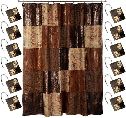 Zahari Home Sinatra Modern Bathroom Towel Set - 3 Piece Luxury Contemporary Decor Bling Champagne Gold Bath Towel Set Soft, Plush and Highly Absorbent