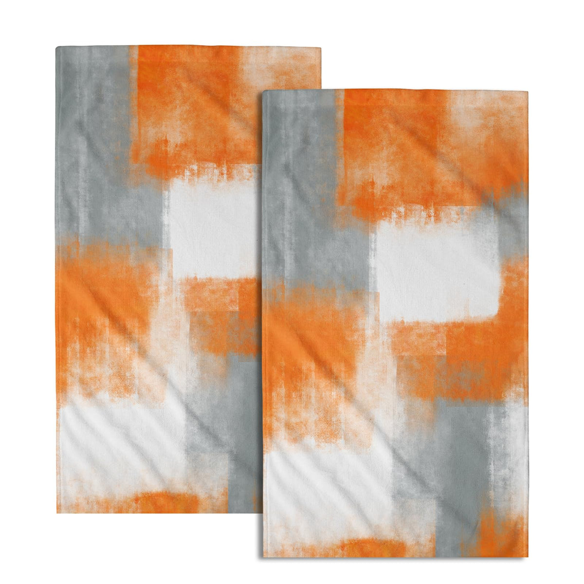 Miaoquhe Fall Pumpkin Hand Towels Set of 2 14x28 Inch Autumn Thanksgiving Harvest Fingertip Towels Absorbent Fall Leaves Bathroom Towel Fall Face Towels for Home Kitchen SPA Gym Seasonal Decoration