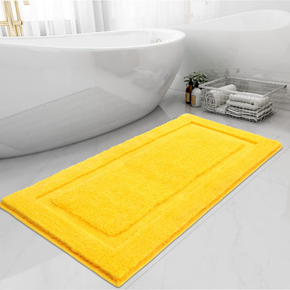 SHACOS Extra Soft Large Long Bathroom Runner Rug 60x24, White