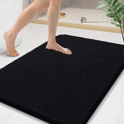 Arotive Bathroom Rugs 24x16, Soft Absorbent Shaggy Chenille Bath Rugs
