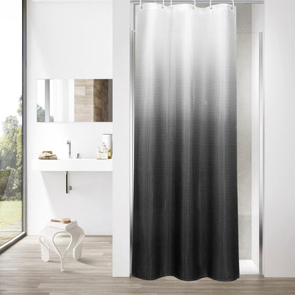 Sage Green Luxury Heavyweight Textured Fabric Shower Curtain Hotel,72x72