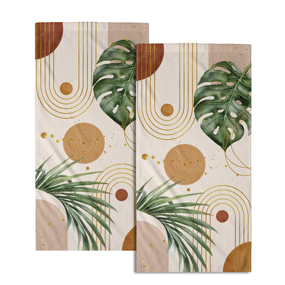 Miaoquhe Fall Pumpkin Hand Towels Set of 2 14x28 Inch Autumn Thanksgiving Harvest Fingertip Towels Absorbent Fall Leaves Bathroom Towel Fall Face Towels for Home Kitchen SPA Gym Seasonal Decoration