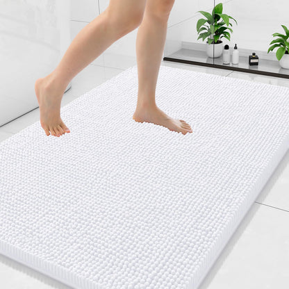 Arotive Bathroom Rugs 24x16, Soft Absorbent Shaggy Chenille Bath Rugs