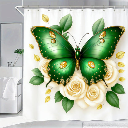 Sea Turtle Shower Curtain,Ocean Beach Shower Curtain, Tropical Summer Sea Theme Bathroom 72x72 Inch Proof Polyester Insulated Home Decor