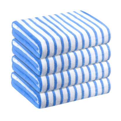 JML Microfiber Bath Towels, Bath Towel Set (6 Pack, 27" x 55") - Extra Absorbent and Fast Drying,Multipurpose Microfiber Towel for Bath, Beach, Pool, Sports, Yoga - Grey