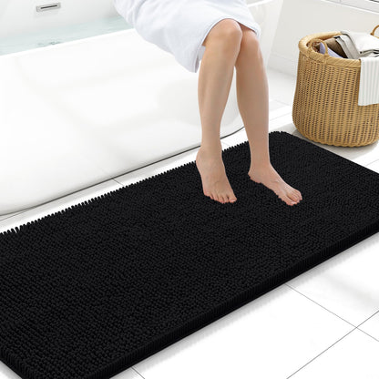 Arotive Bathroom Rugs 24x16, Soft Absorbent Shaggy Chenille Bath Rugs
