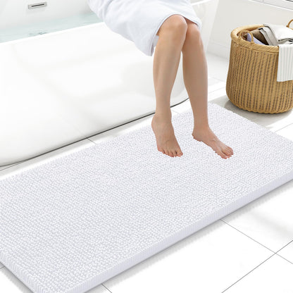 Arotive Bathroom Rugs 24x16, Soft Absorbent Shaggy Chenille Bath Rugs