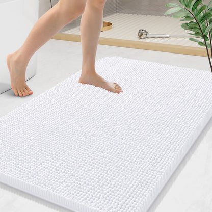 Arotive Bathroom Rugs 24x16, Soft Absorbent Shaggy Chenille Bath Rugs