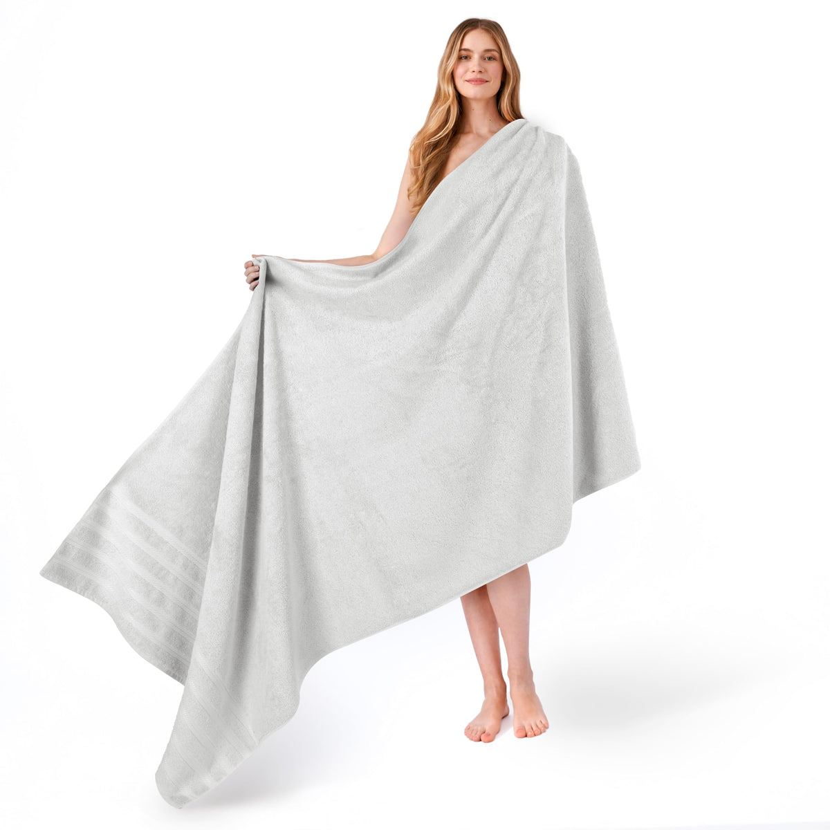 American Soft Linen 100% Cotton Luxury Turkish Towels, 4 PC Bath Towel Set