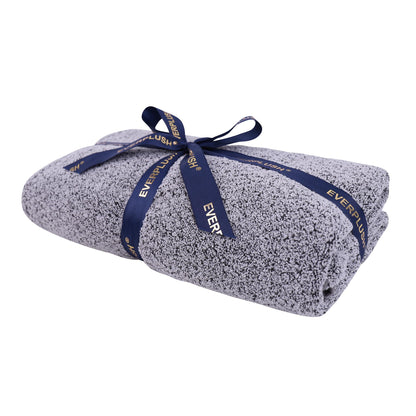 Everplush Diamond Collection 6-Piece Bath Sheet Towel Set, Soft Plush Jacquard Luxury Bath Towels,Highly Absorbent & Fast-Drying Luxury Towels Sets for Bathroom,Shower, or Spa(Brown, Bath Sheet 6PK)