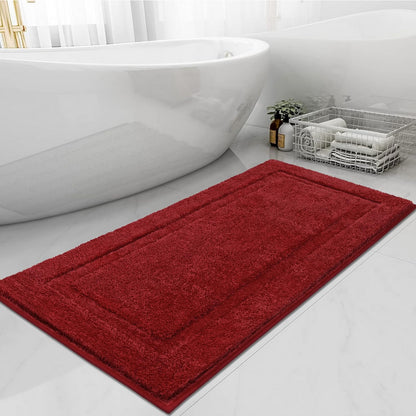 SHACOS Extra Soft Large Long Bathroom Runner Rug 60x24, White