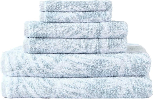 Tommy Bahama - 6-Piece Cotton Bath Towel Set, Soft & Absorbent Towels