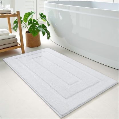 HOMORE Black Bathroom Rug 24x60 Inch Soft Absorbent Bathroom Runner Rug
