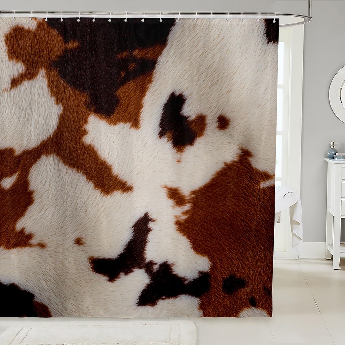 Leopard Print Shower Curtain Cheetah Safari Animal Bath Curtain Geometric Bathroom Shower Curtain Modern Abstract Pattern Bathroom Curtains Waterproof Cloth Fabric for Bathroom Decor 72" W x 72" L