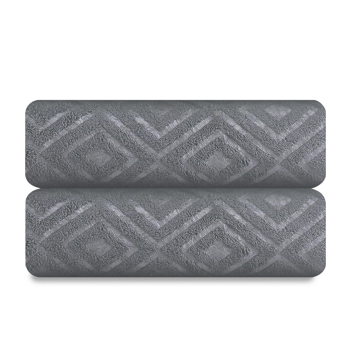 Smuge 18-Piece Bath Towel Set, Include 6 Bath Towel Sheets, 6 Hand Towels and 6 Washcloths - Highly Absorbent Quick Dry 100% Microfiber,Ultra Soft Bathroom Towel Set (Dark Gray)