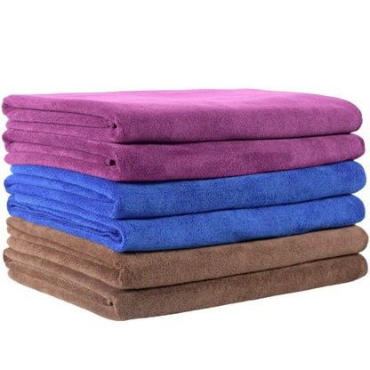 JML Microfiber Bath Towels, Bath Towel Set (6 Pack, 27" x 55") - Extra Absorbent and Fast Drying,Multipurpose Microfiber Towel for Bath, Beach, Pool, Sports, Yoga - Grey