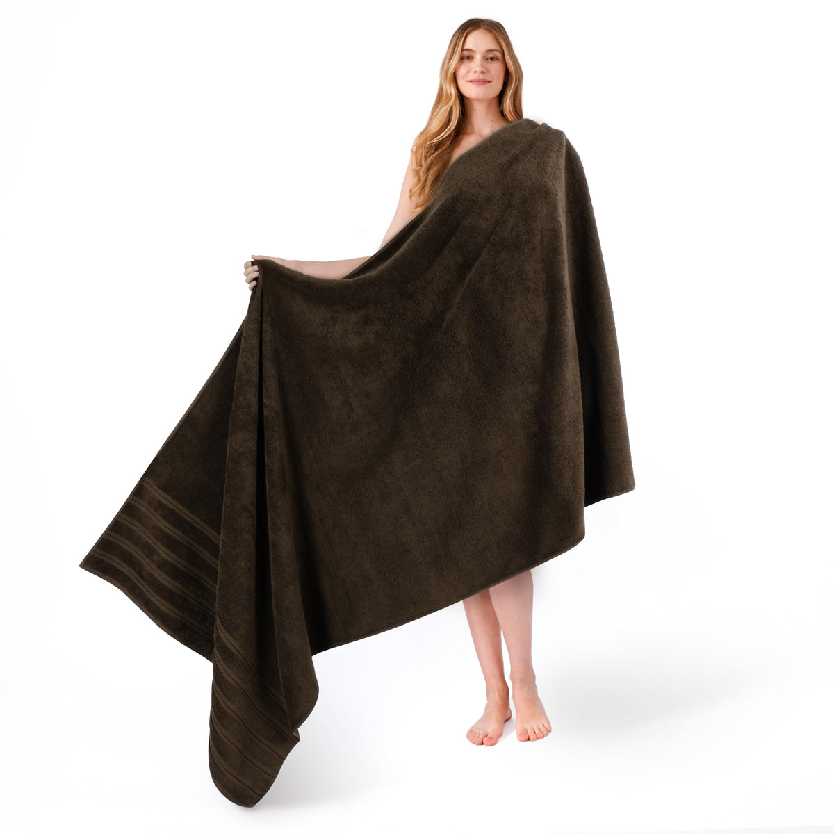 American Soft Linen 100% Cotton Luxury Turkish Towels, 4 PC Bath Towel Set