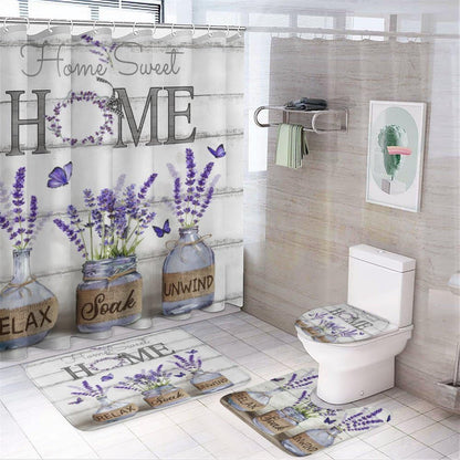 Tijuboni Farmhouse Shower Curtain Cotton Flowers Shower Curtains for Neutral Country Bathroom Decor Rustic Shower Curtain Set Waterproof Polyester Fabric 60 x 72 Inch